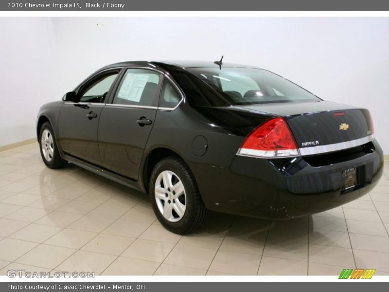 Black / Ebony 2010 Chevrolet Impala LS