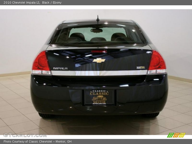 Black / Ebony 2010 Chevrolet Impala LS