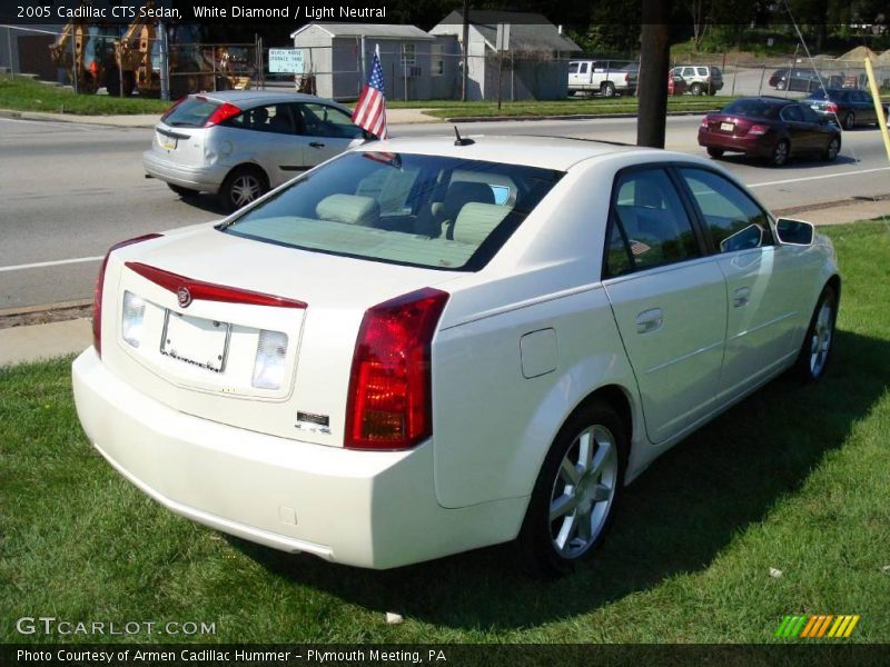 White Diamond / Light Neutral 2005 Cadillac CTS Sedan