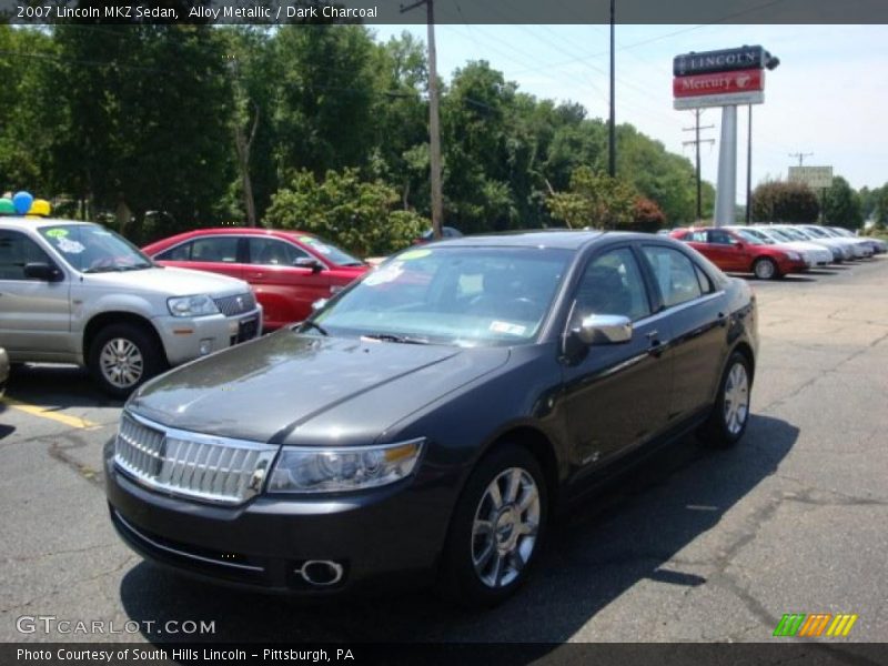 Alloy Metallic / Dark Charcoal 2007 Lincoln MKZ Sedan