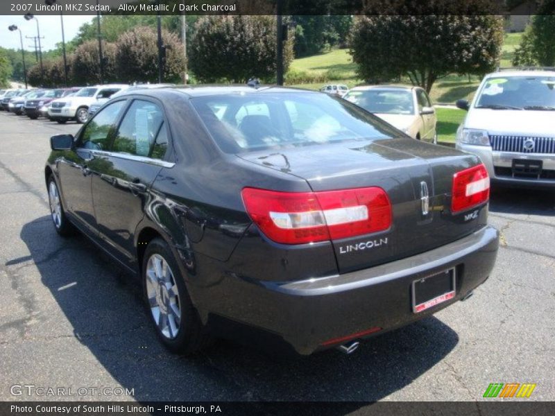 Alloy Metallic / Dark Charcoal 2007 Lincoln MKZ Sedan