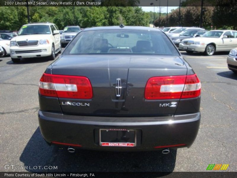 Alloy Metallic / Dark Charcoal 2007 Lincoln MKZ Sedan