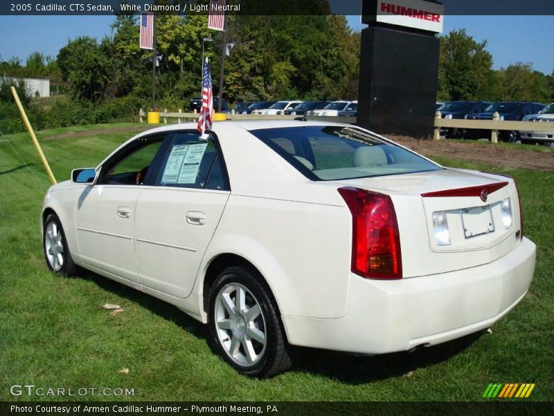 White Diamond / Light Neutral 2005 Cadillac CTS Sedan