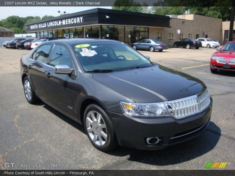 Alloy Metallic / Dark Charcoal 2007 Lincoln MKZ Sedan