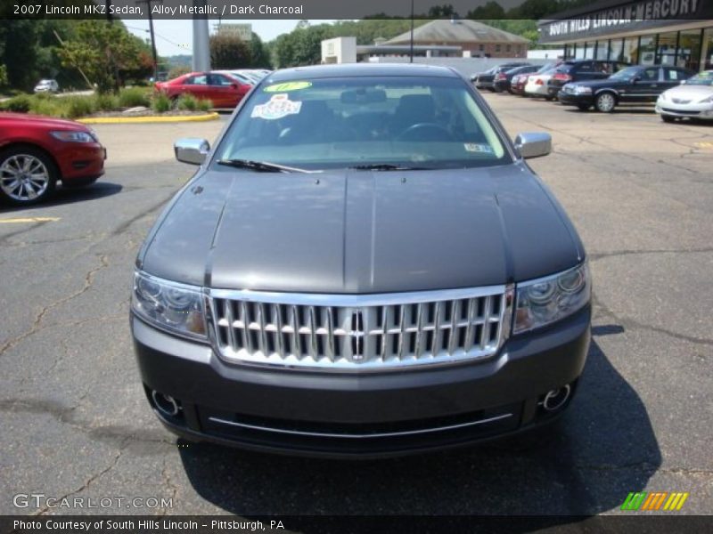Alloy Metallic / Dark Charcoal 2007 Lincoln MKZ Sedan