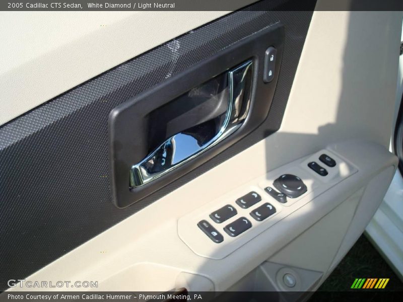 White Diamond / Light Neutral 2005 Cadillac CTS Sedan