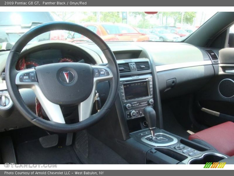 Panther Black / Onyx/Red 2009 Pontiac G8 GT