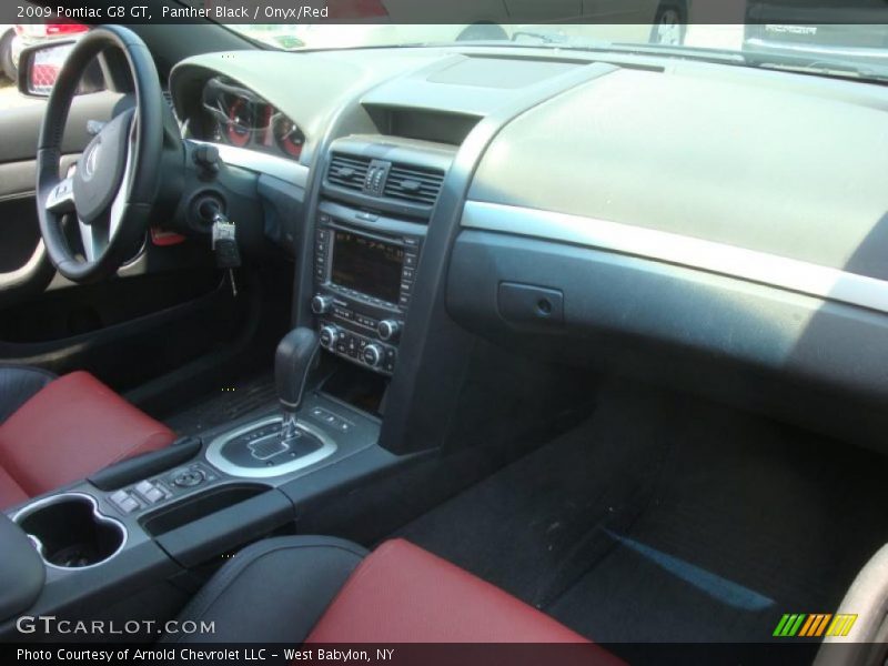 Panther Black / Onyx/Red 2009 Pontiac G8 GT