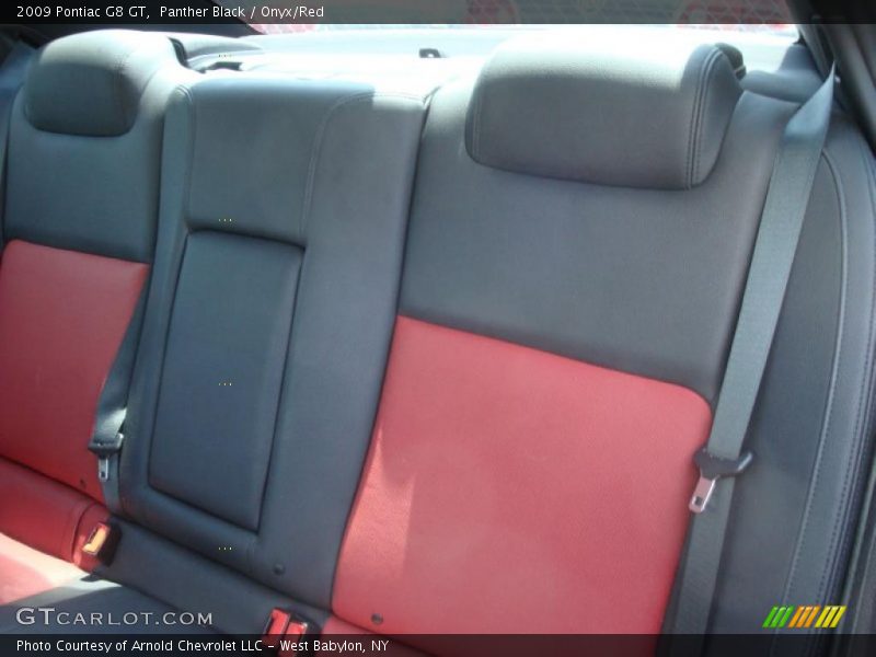 Panther Black / Onyx/Red 2009 Pontiac G8 GT
