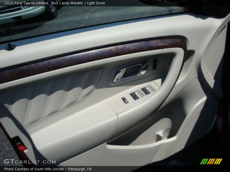 Red Candy Metallic / Light Stone 2010 Ford Taurus Limited