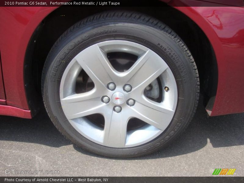 Performance Red Metallic / Light Taupe 2010 Pontiac G6 Sedan