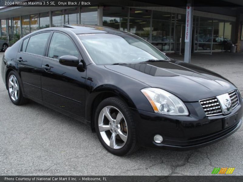 Onyx Black / Black 2004 Nissan Maxima 3.5 SE