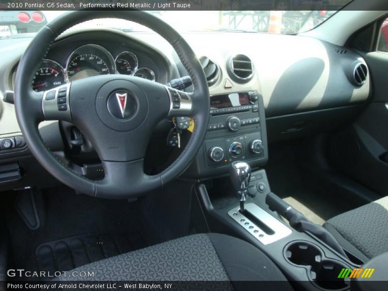 Performance Red Metallic / Light Taupe 2010 Pontiac G6 Sedan