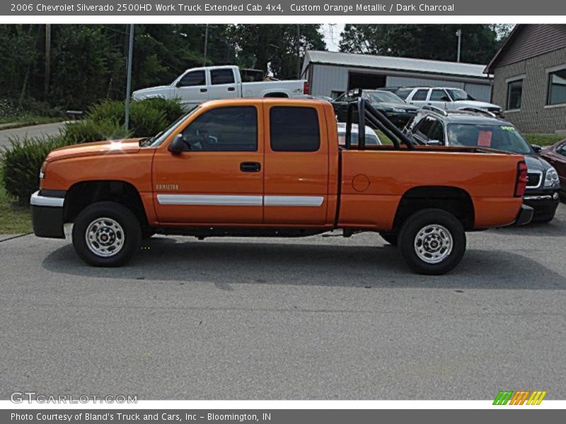 Custom Orange Metallic / Dark Charcoal 2006 Chevrolet Silverado 2500HD Work Truck Extended Cab 4x4