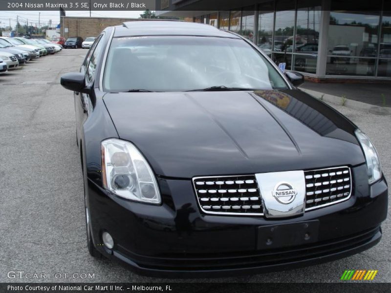 Onyx Black / Black 2004 Nissan Maxima 3.5 SE