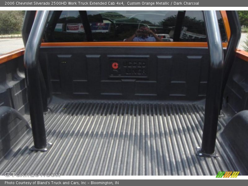 Custom Orange Metallic / Dark Charcoal 2006 Chevrolet Silverado 2500HD Work Truck Extended Cab 4x4