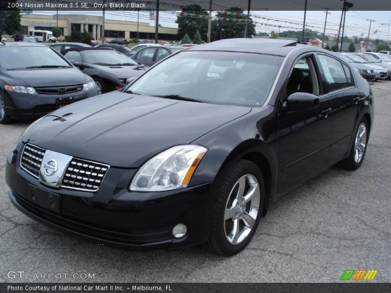 Onyx Black / Black 2004 Nissan Maxima 3.5 SE