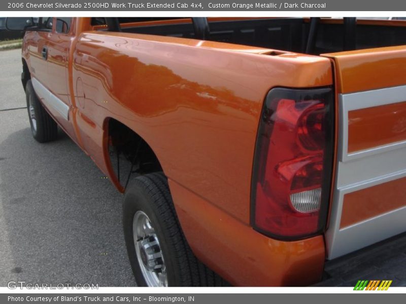 Custom Orange Metallic / Dark Charcoal 2006 Chevrolet Silverado 2500HD Work Truck Extended Cab 4x4