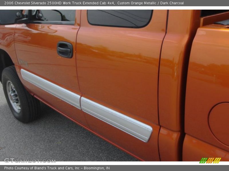 Custom Orange Metallic / Dark Charcoal 2006 Chevrolet Silverado 2500HD Work Truck Extended Cab 4x4