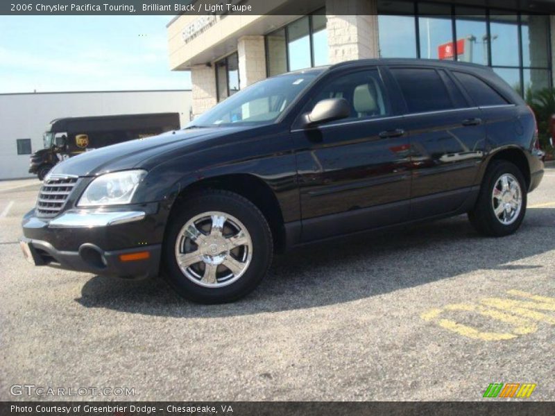 Brilliant Black / Light Taupe 2006 Chrysler Pacifica Touring