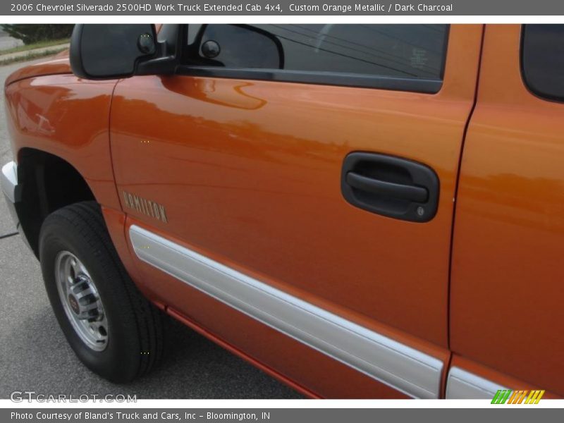 Custom Orange Metallic / Dark Charcoal 2006 Chevrolet Silverado 2500HD Work Truck Extended Cab 4x4