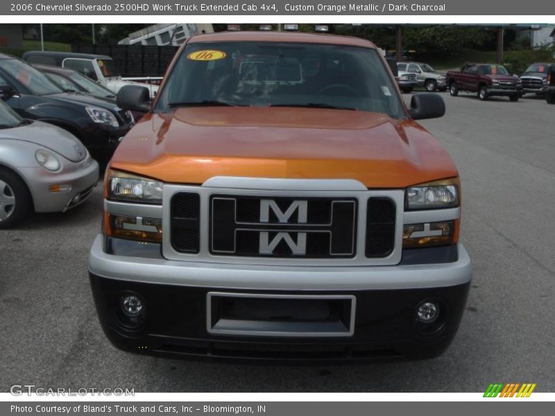 Custom Orange Metallic / Dark Charcoal 2006 Chevrolet Silverado 2500HD Work Truck Extended Cab 4x4