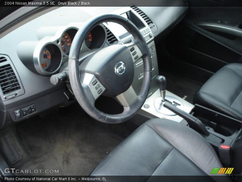 Onyx Black / Black 2004 Nissan Maxima 3.5 SE
