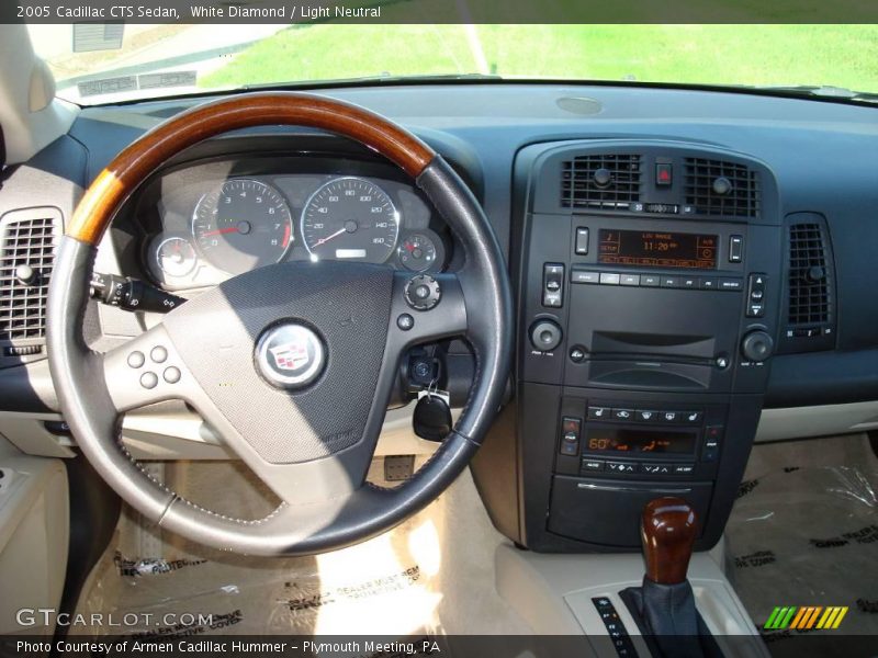 White Diamond / Light Neutral 2005 Cadillac CTS Sedan