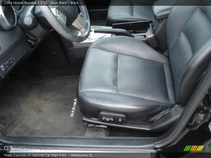 Onyx Black / Black 2004 Nissan Maxima 3.5 SE