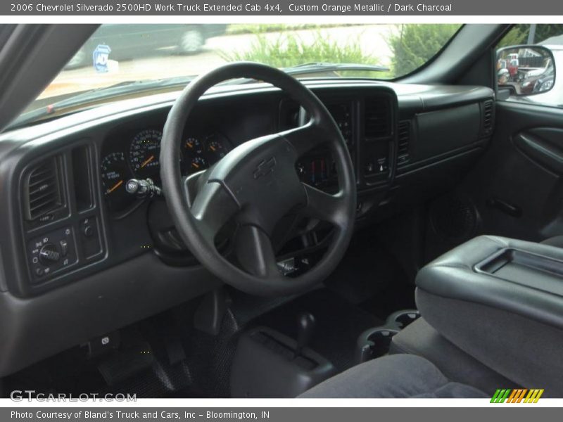 Custom Orange Metallic / Dark Charcoal 2006 Chevrolet Silverado 2500HD Work Truck Extended Cab 4x4