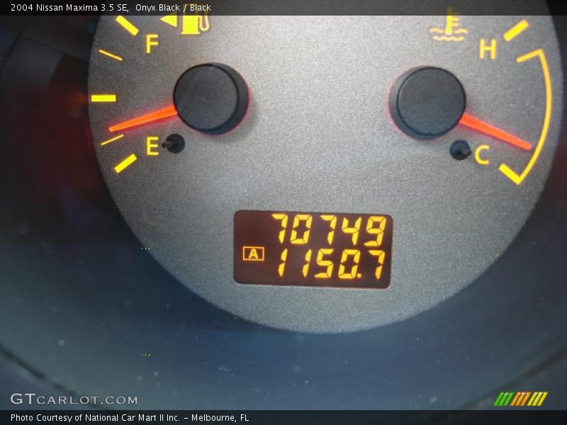 Onyx Black / Black 2004 Nissan Maxima 3.5 SE