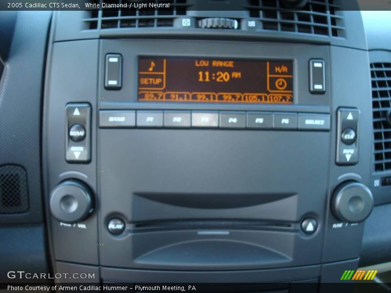 White Diamond / Light Neutral 2005 Cadillac CTS Sedan