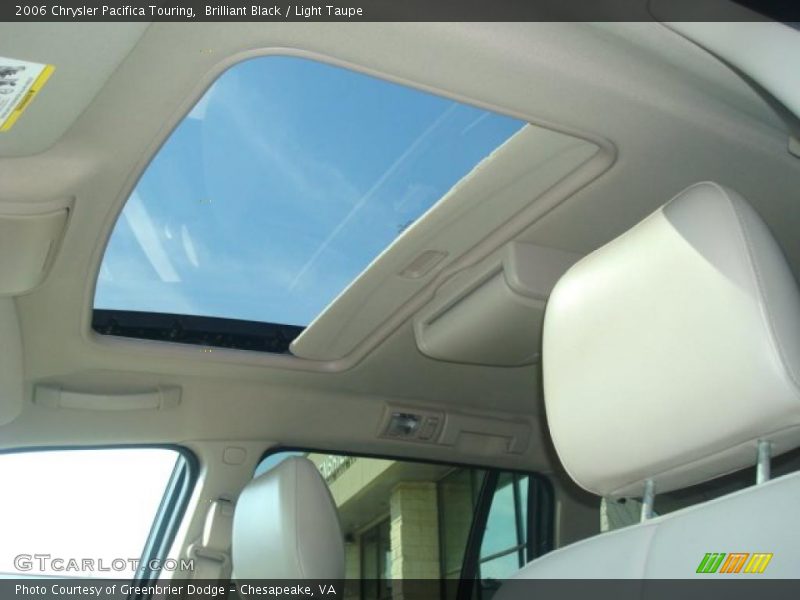 Brilliant Black / Light Taupe 2006 Chrysler Pacifica Touring