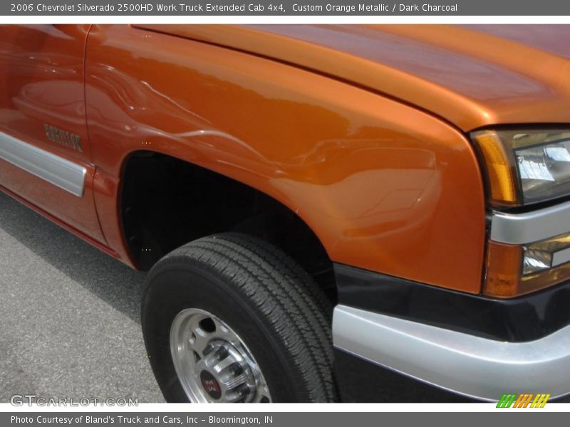 Custom Orange Metallic / Dark Charcoal 2006 Chevrolet Silverado 2500HD Work Truck Extended Cab 4x4