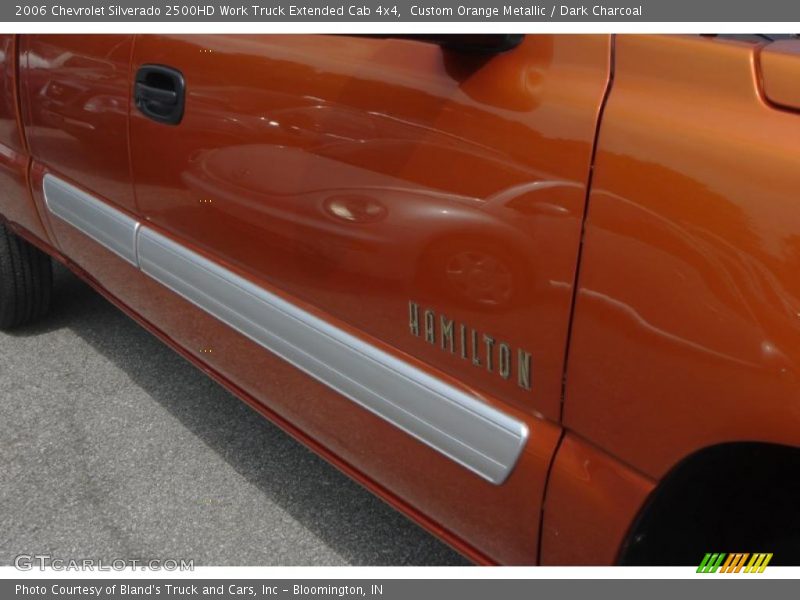 Custom Orange Metallic / Dark Charcoal 2006 Chevrolet Silverado 2500HD Work Truck Extended Cab 4x4