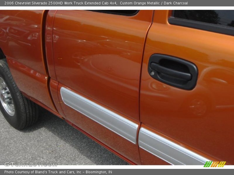 Custom Orange Metallic / Dark Charcoal 2006 Chevrolet Silverado 2500HD Work Truck Extended Cab 4x4
