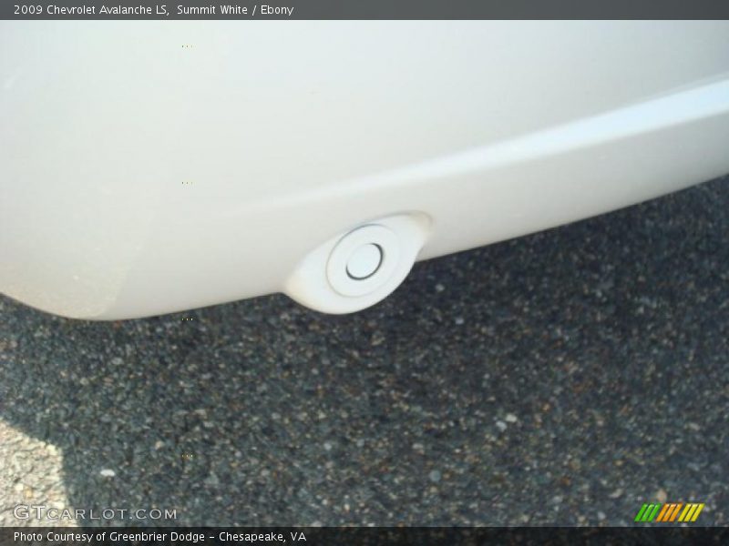 Summit White / Ebony 2009 Chevrolet Avalanche LS