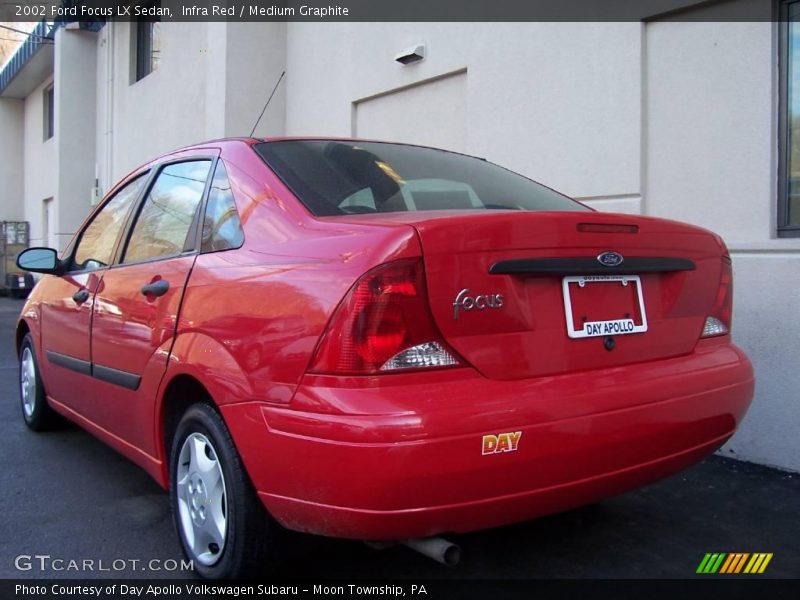 Infra Red / Medium Graphite 2002 Ford Focus LX Sedan