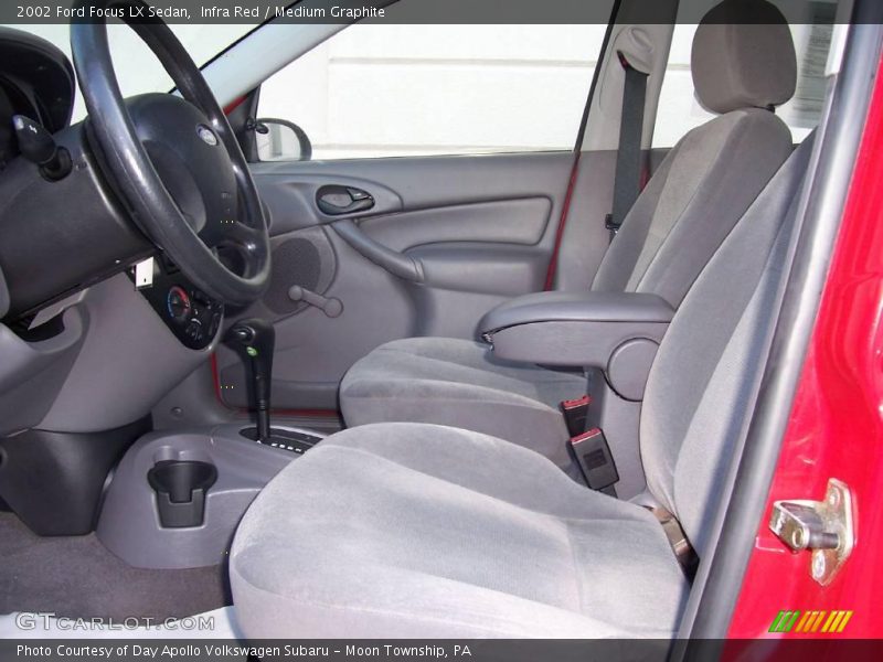 Infra Red / Medium Graphite 2002 Ford Focus LX Sedan