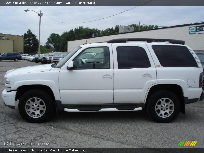 Summit White / Tan/Neutral 2004 Chevrolet Tahoe Z71 4x4