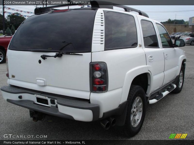 Summit White / Tan/Neutral 2004 Chevrolet Tahoe Z71 4x4