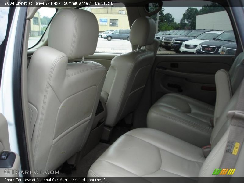 Summit White / Tan/Neutral 2004 Chevrolet Tahoe Z71 4x4