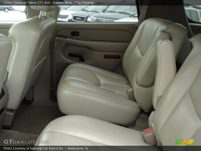 Summit White / Tan/Neutral 2004 Chevrolet Tahoe Z71 4x4