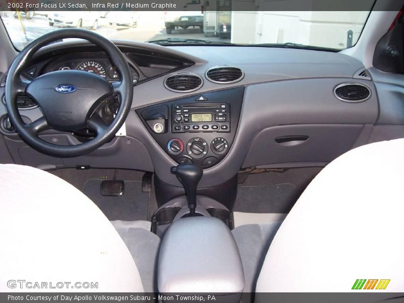 Infra Red / Medium Graphite 2002 Ford Focus LX Sedan