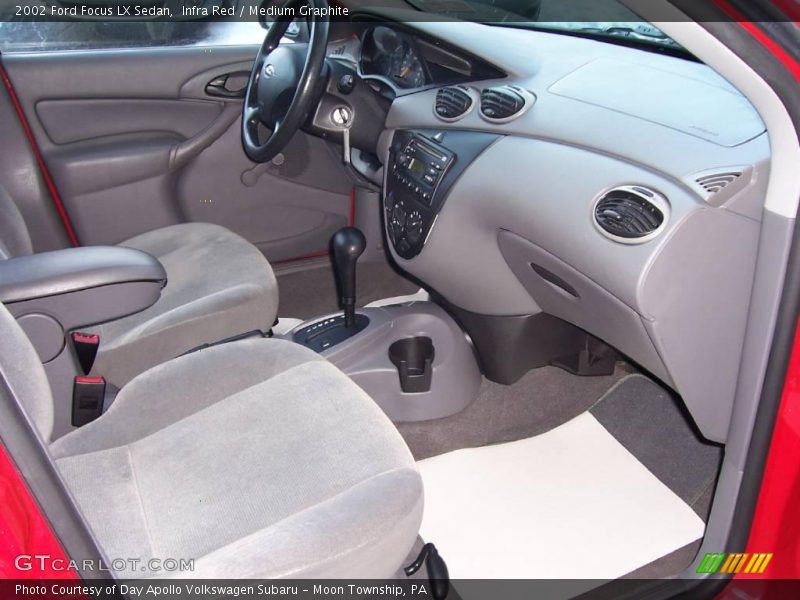 Infra Red / Medium Graphite 2002 Ford Focus LX Sedan