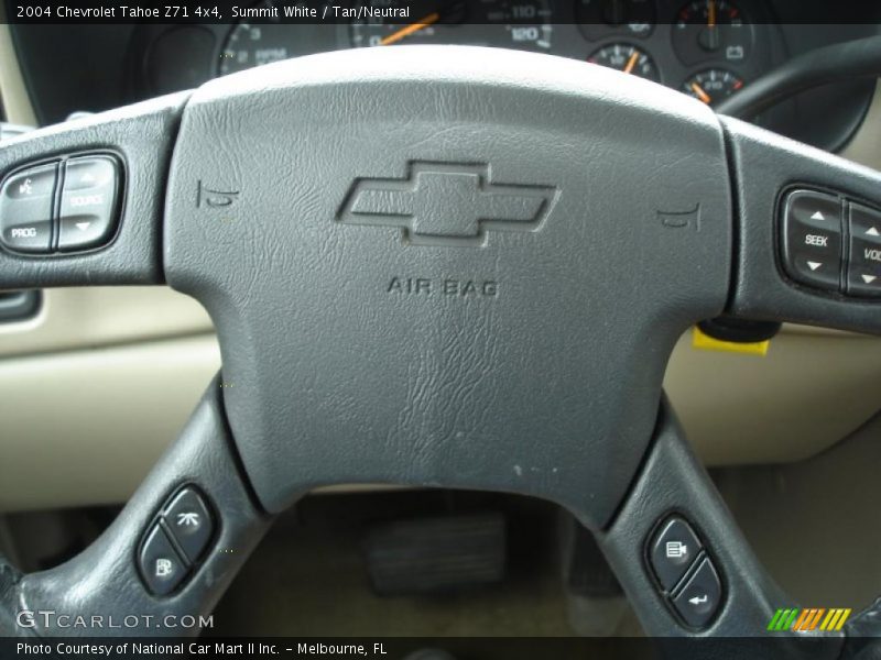 Summit White / Tan/Neutral 2004 Chevrolet Tahoe Z71 4x4