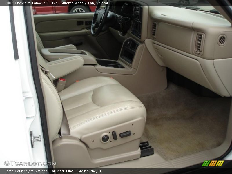 Summit White / Tan/Neutral 2004 Chevrolet Tahoe Z71 4x4