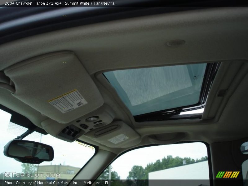 Summit White / Tan/Neutral 2004 Chevrolet Tahoe Z71 4x4