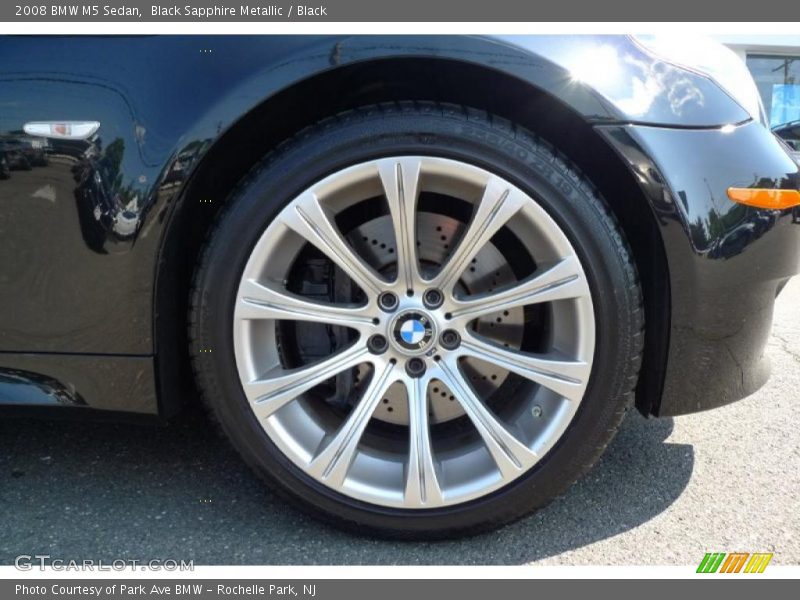 Black Sapphire Metallic / Black 2008 BMW M5 Sedan