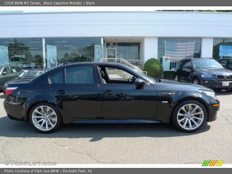 Black Sapphire Metallic / Black 2008 BMW M5 Sedan